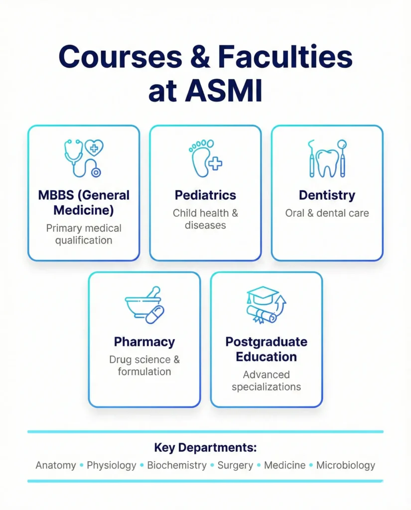 Andijan State Medical Institute courses faculties departments MBBS pediatrics dentistry pharmacy